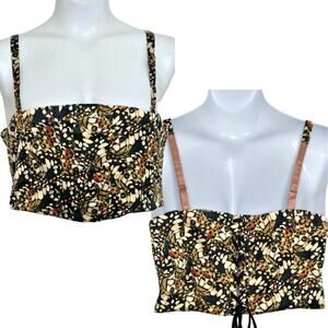 Wildfang The Empower Corset in Butterfly Size 1X NWT